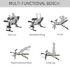 Adjustable Sit-Up Dumbbell Bench Multi-Functional Purpose Hyper Extension Bench With Adjustable Seat and Back Angle