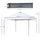 10' x 10' Pop Up Canopy Event Tent with 3-Level Adjustable Height, Top Vent Window Design and Easy Move Roller Bag, White