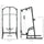 Power Cage Power Rack with 15-Level Squat Rack, Cable Pulley System, Pull up Stand and Push up Stand
