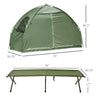 1 Person Folding Camping Cot, Portable Outdoor with Carry Bag, 2-in-1 Elevated Camping Bed Tent Single (Copy)