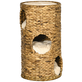 Cat Condo with Removable Cushions, 3 Story Kitty Tower for Indoor Cats, Φ16