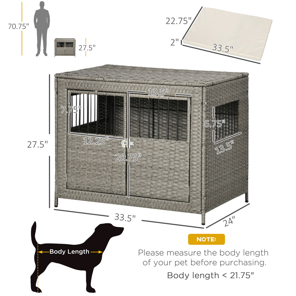 Large dog deals kennel dimensions