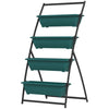 4-Tier Vertical Raised Garden Planter with 4 Boxes, Outdoor Plant Stand Grow Container for Vegetable & Flowers, Green