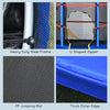 Φ4.5FT Kids Trampoline with Enclosure Net, Springless Design, Safety Pad and Steel Frame, Toddler Round Bouncer for Age 3 to 6 Years, Blue