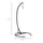 Hanging Hammock Chair Stand with Round Base, Î¦40.2" x 76.8", Black