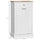 Kitchen Tilt Out Trash Cabinet, Trash Can Holder with Storage, Kitchen Wooden Recycling Cabinet with Drawer, White/Oak