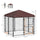 4.6' x 5' Dog Kennel Outdoor with Waterproof Canopy, Large Door