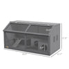Rat Cage Hamster Cage Small Animal Playhouse for Gerbils with Suspension Bridge, Ladders, Openable Top, Hut