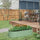 4.9 x 2 x 1.4ft Galvanized Raised Garden Bed Kit, Metal Planter Box with Safety Edging, Green
