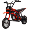 24V 350W Electric Dirt Bike Up to 15 MPH w/ Twist Grip Throttle, Red
