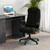 Massage Office Chair, High Back Office Desk Chair with Heat, Reclining Backrest, Padded Armrests & Remote, Black