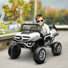 Licensed Mercedes-Benz 12V Kids Ride on Truck with Remote Control, Battery Powered Toy Car w/ Spring Suspension, LED Light, Horn & Music, White