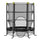 5.3FT Kids Trampoline with Safety Enclosure, for 3-10 Years Old, Indoor & Outdoor Use, Black