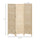 4.5' 3 Panel Room Divider, Tall Wood Indoor Portable Folding Privacy Screens, Partition Wall Divider for Home Office,