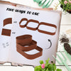 3-Tier Raised Garden Bed with Safety Edging, Open Bottom for Vegetables, Fruit, Herbs, Flowers, 62.25"x43"x32.25", Brown