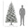 7.5' Tall Unlit Snow Flocked Pine Artificial Christmas Tree with Realistic Branches, Green