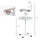 Bird Stand with Wheels, Perches, Feed Bowls, Round Tray for Parrot