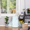7000BTU Portable Air Conditioner with Remote Controller, Fan Modes, 24-Hour Timer and Automatically Cut Off, White