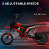 24V 350W Electric Dirt Bike Up to 15 MPH w/ Twist Grip Throttle, Red