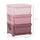 3 Tier Kids Storage Unit Dresser Tower with Drawers Chest, Toy Organizer for Bedroom, Nursery, Kindergarten & Living Room for Toddlers, Pink