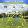 10FT Jungle Gym Supports 594LBS for 1-6 Kids, Easy Install, Multi-Color