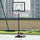 Portable Freestanding Basketball Hoop Stand 5.5ft-7.5ft Adjustable Transparent Backboard Basketball Hoop with Wheels For Teenage Player