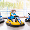 Kids Ride on Bumper Car, 360° Rotation 6V Ride-on Vehicle Bumper for Toddler, Baby Bumping Toy, Gifts for Boys Girls, Yellow