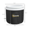 Cold Plunge Tub, Portable Ice Bath Cold Water Therapy Tub with Thermo Lid, for Athletes Recovery, Black