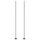 String Light Poles for Outside Hanging, Steel Lighting Stand for Patio Backyard Deck Wedding Party, 10FT, 2 Pack