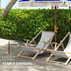 6.2' Beach Umbrella for Travel, Vent, Ruffles, Carry Bag, Portable Outdoor Umbrella for Garden, Blue