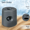 HDPE Tent Weights Set of 4, Canopy Weights, Fill with Water or Sand, 104LBS