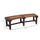 Wooden Garden Bench, Semicircular Round Outdoor Tree Bench, Wrap Around Park Bench for Yard, Patio, Deck, Lawn, Brown