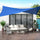 24' x 24'  Outdoor Patio Sun Shade Sail Canopy - Blue