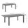 Aluminum Outdoor Dining Table for 6-8 People, Expandable Patio Table for Garden Lawn Balcony - Charcoal Gray