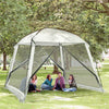 10' x 10' Screen House Room, UV50+ Screen Tent with 2 Doors and Carry Bag, Easy Setup, for Patios Outdoor Camping Activities