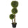 35.5" Artificial Boxwood 3 Ball Boxwood Tree for Home Decor Indoor & Outdoor Fake Plants Artificial Tree in Pot, Light Green
