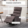 Lift Chair Recliner, Power Lift Recliner for Elderly with Remote Control and Linen Fabric Upholstery, Electric Power Lift Chair, Brown