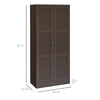 Storage Cabinet w/ Storage Shelves, Pantry Cupboard Cabinet, Coffee