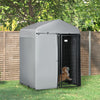 4' x 4' Dog Kennel Outdoor with Outside Enclosure Cloth, Dog Playpen Exercise Pen with Water-resistant UV Protection Canopy, for Small Dog