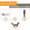 Folding Camping Cots for Adults with Carry Bags, Side Pockets, Outdoor Portable Sleeping Bed for Travel Camp Vocation, Grey