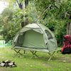 1 Person Folding Camping Cot, Portable Outdoor with Carry Bag, 2-in-1 Elevated Camping Bed Tent Single (Copy)