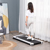 Walking Treadmill, Walking Pad Machine, Jogging Exercise Machine with LED Monitor & Remote Control for Home Gym, White