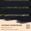 43.25" Outdoor Garden Bench, Wooden Bench, Poplar Slatted Frame Furniture for Patio, Park, Porch, Lawn, Yard, Deck, Black