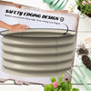 Set of 2 Raised Garden Bed, Metal Planter Box with Safety Edging, Easy-to-assemble Stock Tank, Cream