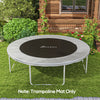 Trampoline Mat Replacement with Spring Pull Tool and 72 V-Hooks, Fits 12ft Trampoline, Using 5.5" Springs, Orange