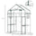 Walk-in Small Greenhouse with Mesh Door & Windows, Portable Garden Hot House with 3 Tier Shelving, Trellis, and Plant Labels