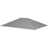 10' x 13' Gazebo Replacement Canopy Cover, Gazebo Roof Replacement (TOP COVER ONLY), Light Gray