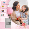 Toy Storage Cabinet, Kids Bookcase Children's Bookshelf for Kids Room, Bedroom, Playroom, Nursery, Gray