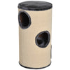 28" Cat Condo 3-Story Cat House with Sisal, Gray