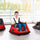 Bumper Car 12V 360° Rotation Electric Car for Kids, with Remote Control, Lights, Music, for 1.5-5 Years Old, Red